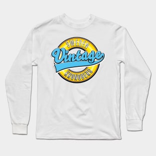 Kronoberg sweden vintage style logo Long Sleeve T-Shirt